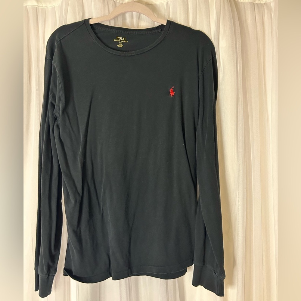Polo by Ralph Lauren Black Long Sleeve Shirt